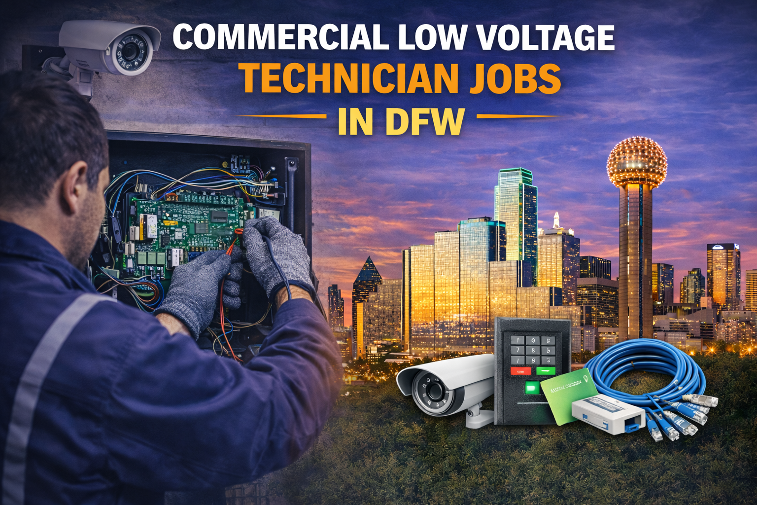 Commercial Low Voltage Technician Jobs in DFW