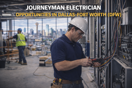 Journeyman Electrician Opportunities in Dallas–Fort Worth (DFW)