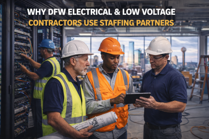 Low Voltage & Electrical Staffing in DFW for Contractors