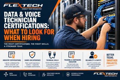 Data & Voice Technician Certifications: What to Look for When Hiring